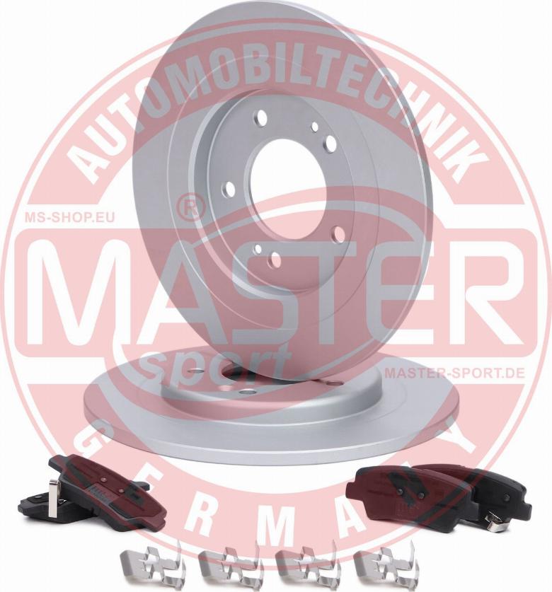MASTER-SPORT 201053830 - Комплект гальм, дисковий гальмівний механізм autozip.com.ua