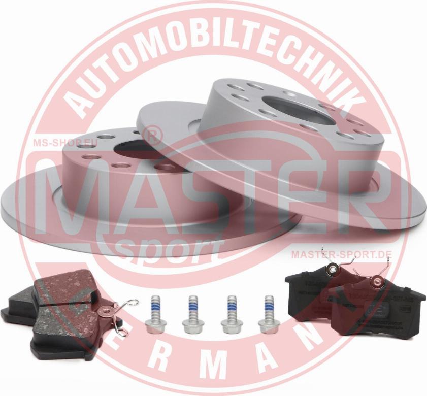 MASTER-SPORT 201052772 - Комплект гальм, дисковий гальмівний механізм autozip.com.ua