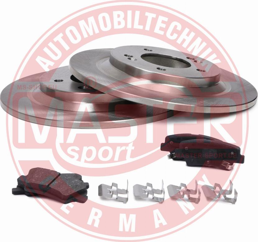 MASTER-SPORT 201004000 - Комплект гальм, дисковий гальмівний механізм autozip.com.ua