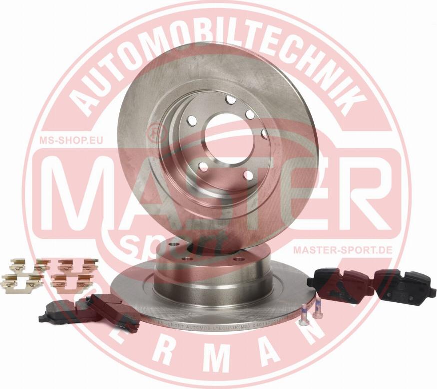 MASTER-SPORT 201003150 - Комплект гальм, дисковий гальмівний механізм autozip.com.ua