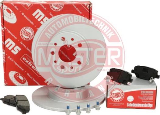 MASTER-SPORT 201003781 - Комплект гальм, дисковий гальмівний механізм autozip.com.ua