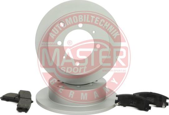 MASTER-SPORT 201002400 - Комплект гальм, дисковий гальмівний механізм autozip.com.ua