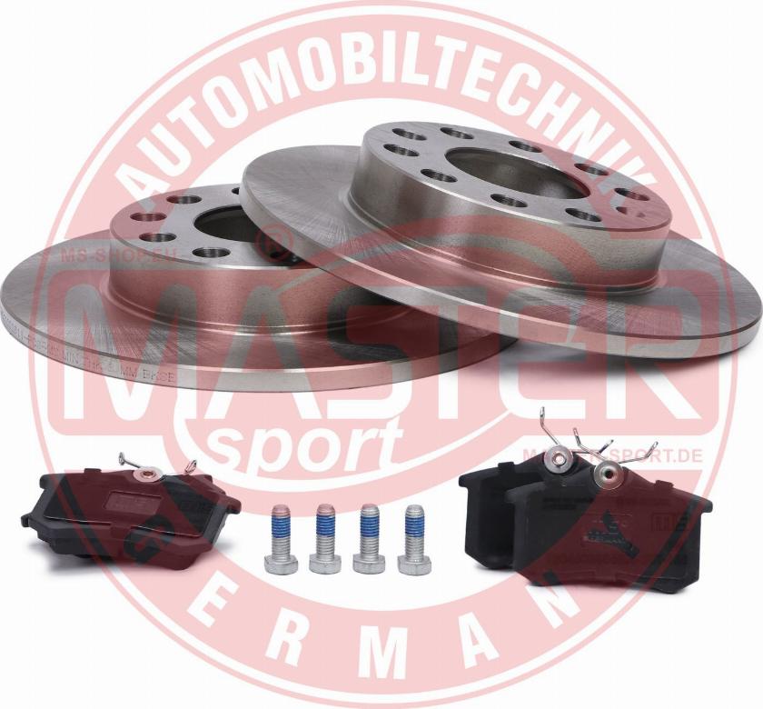MASTER-SPORT 201002611 - Комплект гальм, дисковий гальмівний механізм autozip.com.ua