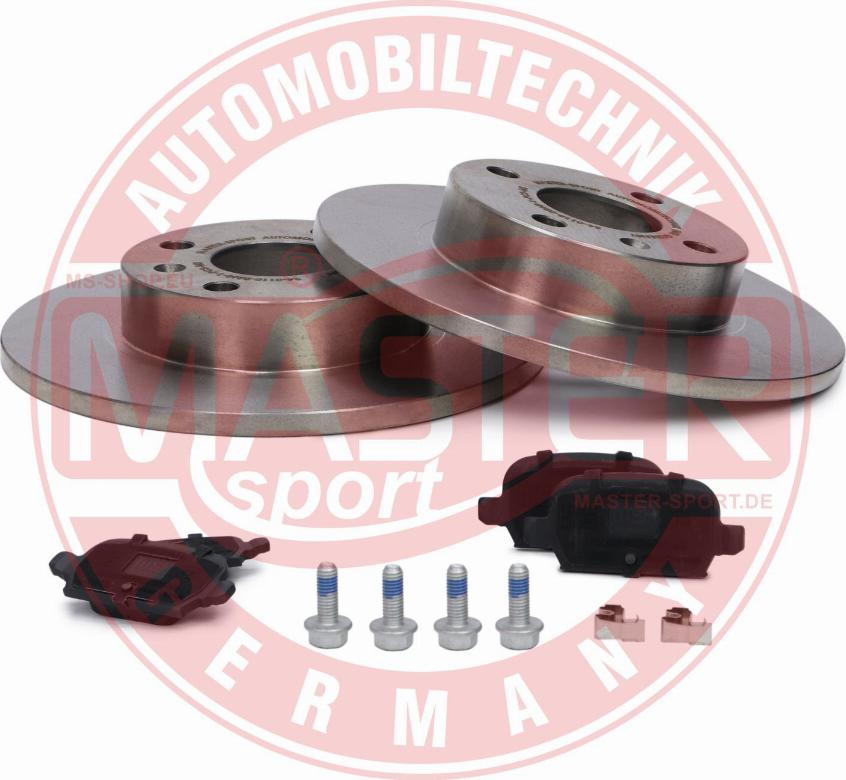 MASTER-SPORT 201002680 - Комплект гальм, дисковий гальмівний механізм autozip.com.ua