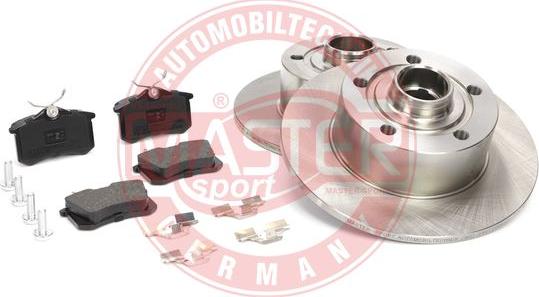 MASTER-SPORT 201002103 - Комплект гальм, дисковий гальмівний механізм autozip.com.ua