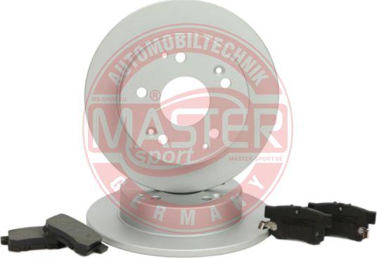 MASTER-SPORT 201002790 - Комплект гальм, дисковий гальмівний механізм autozip.com.ua