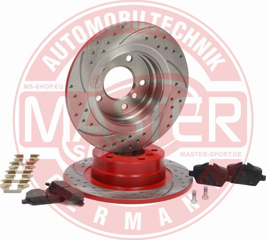 MASTER-SPORT 201023150 - Комплект гальм, дисковий гальмівний механізм autozip.com.ua