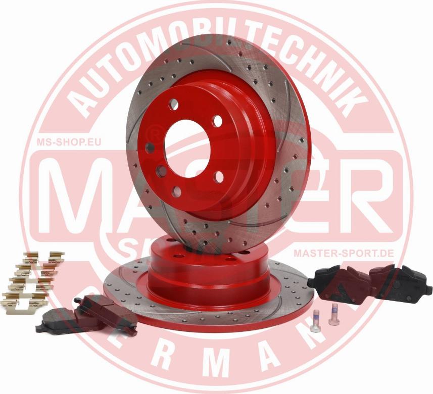 MASTER-SPORT 201023150 - Комплект гальм, дисковий гальмівний механізм autozip.com.ua
