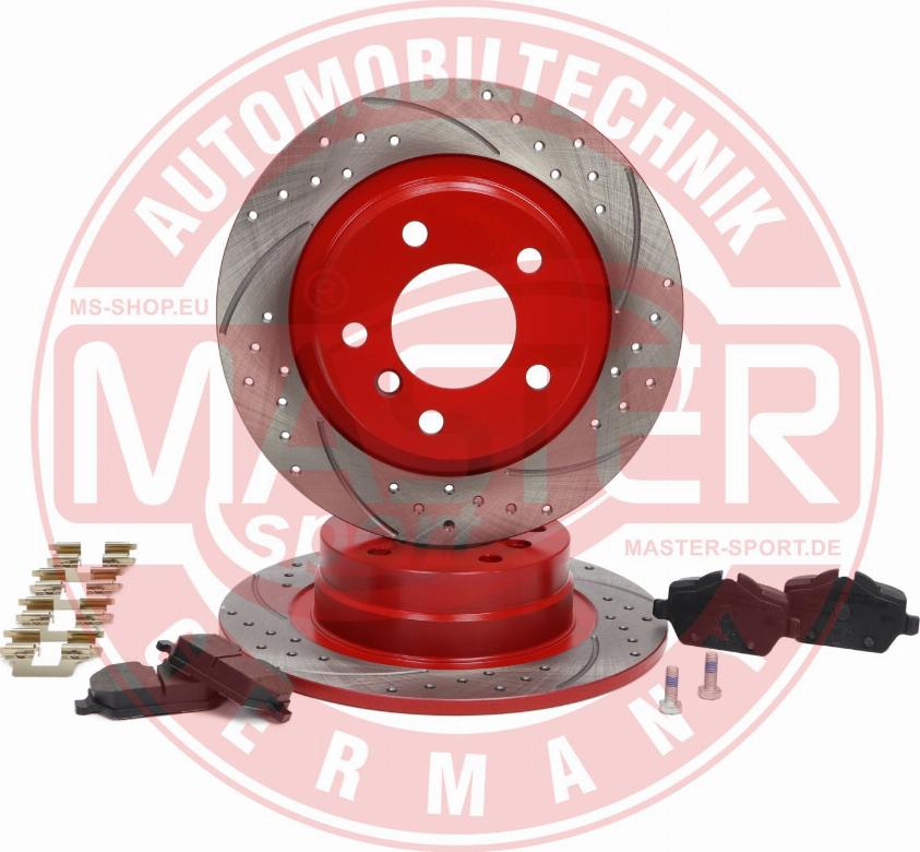 MASTER-SPORT 201023150 - Комплект гальм, дисковий гальмівний механізм autozip.com.ua