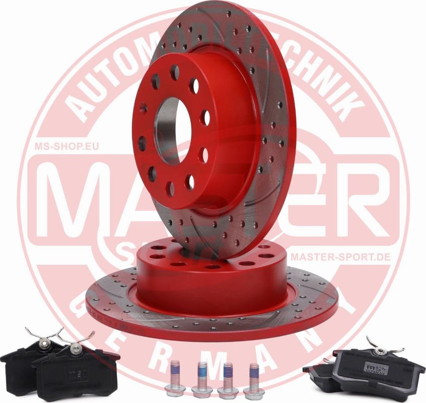 MASTER-SPORT 201022772 - Комплект гальм, дисковий гальмівний механізм autozip.com.ua