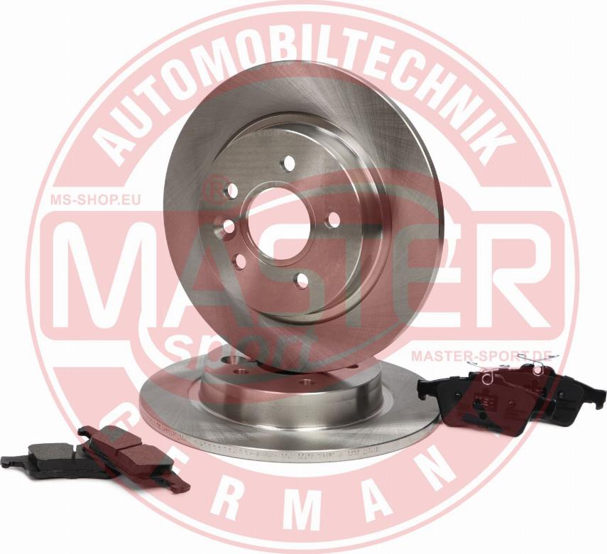 MASTER-SPORT 201101581 - Комплект гальм, дисковий гальмівний механізм autozip.com.ua