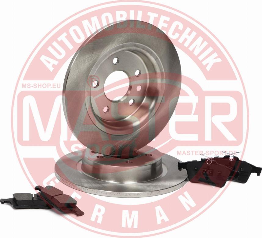 MASTER-SPORT 201101581 - Комплект гальм, дисковий гальмівний механізм autozip.com.ua