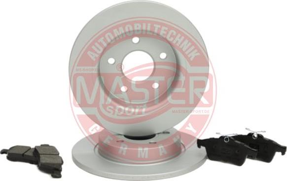 MASTER-SPORT 201101710 - Комплект гальм, дисковий гальмівний механізм autozip.com.ua