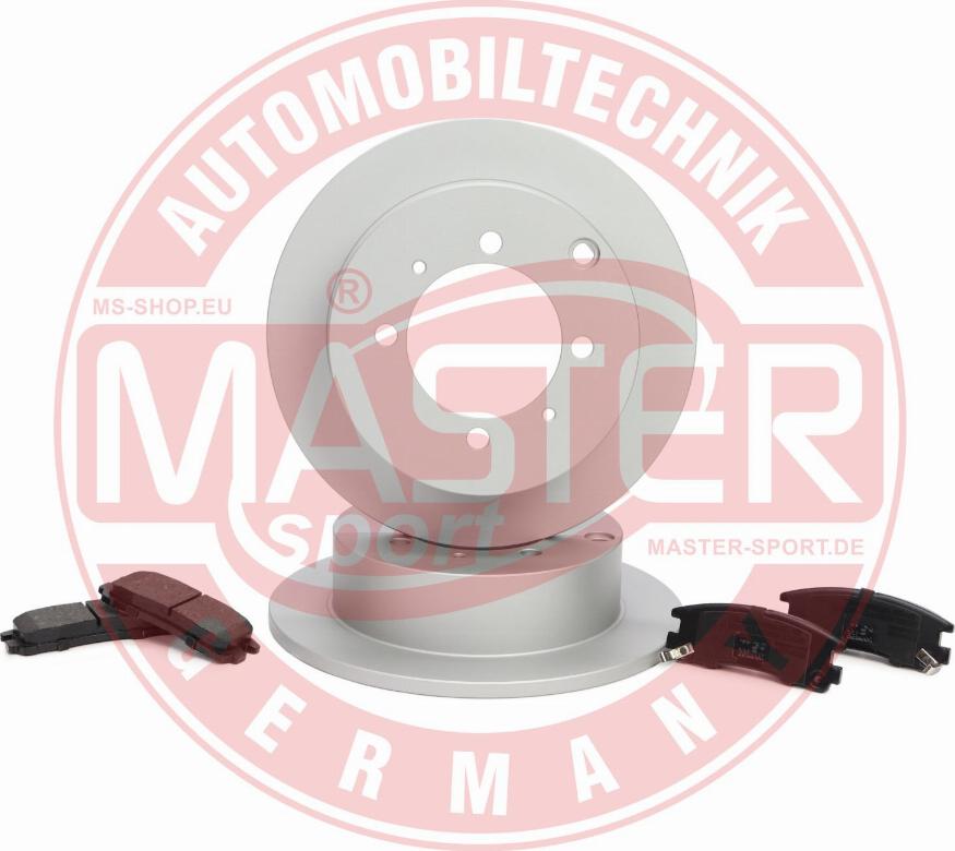 MASTER-SPORT 201102400 - Комплект гальм, дисковий гальмівний механізм autozip.com.ua