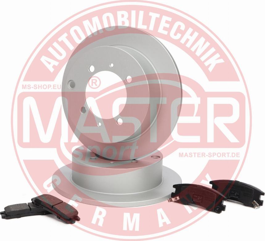MASTER-SPORT 201102400 - Комплект гальм, дисковий гальмівний механізм autozip.com.ua