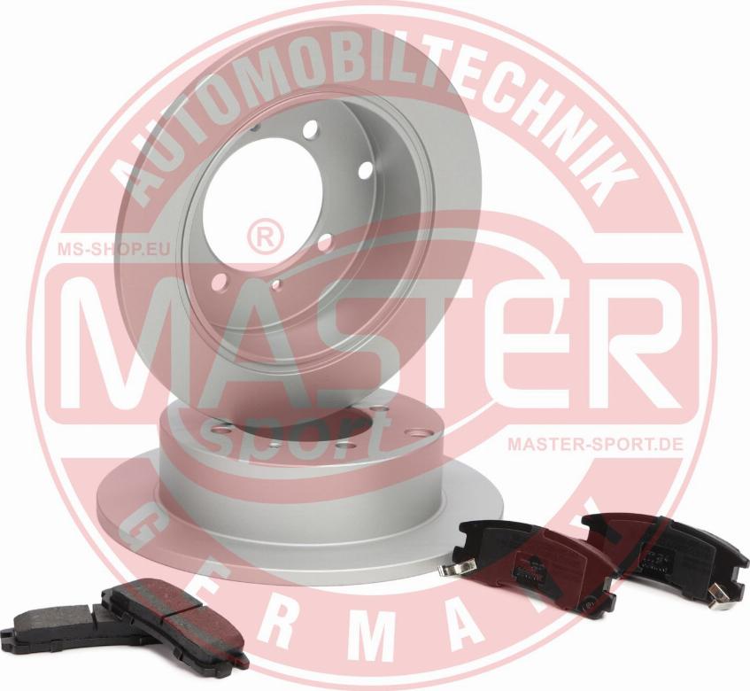 MASTER-SPORT 201102400 - Комплект гальм, дисковий гальмівний механізм autozip.com.ua