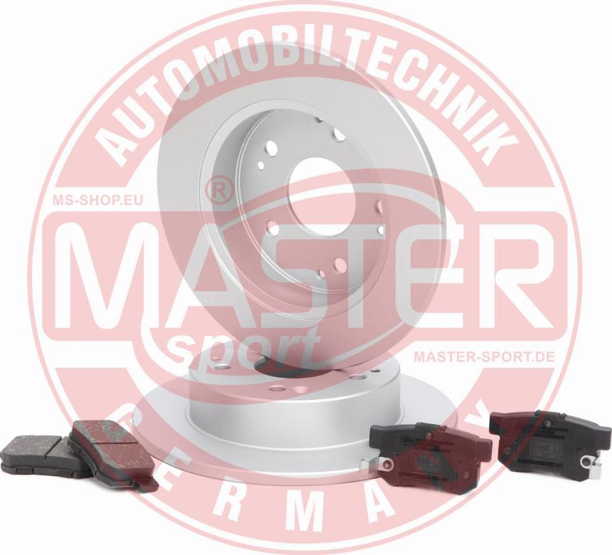 MASTER-SPORT 201102790 - Комплект гальм, дисковий гальмівний механізм autozip.com.ua