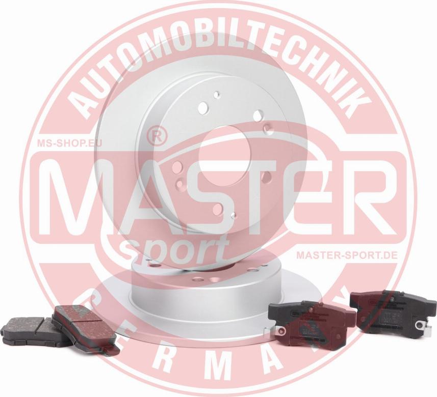 MASTER-SPORT 201102790 - Комплект гальм, дисковий гальмівний механізм autozip.com.ua