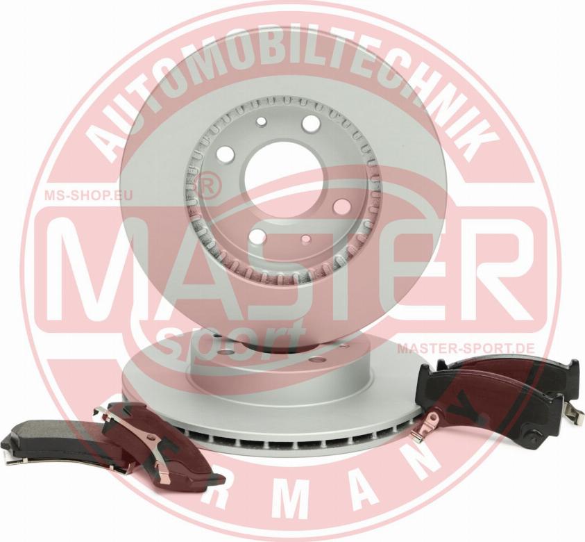 MASTER-SPORT 201801170 - Комплект гальм, дисковий гальмівний механізм autozip.com.ua