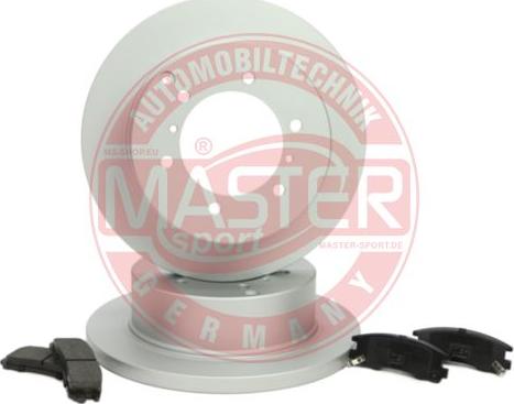 MASTER-SPORT 201801300 - Комплект гальм, дисковий гальмівний механізм autozip.com.ua