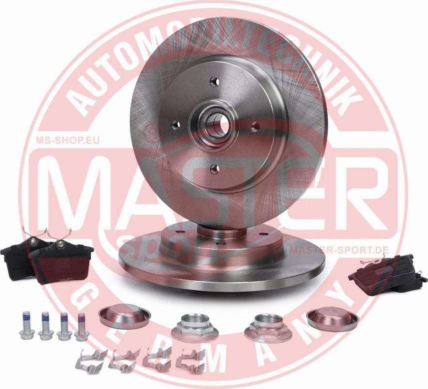 MASTER-SPORT 201201943 - Комплект гальм, дисковий гальмівний механізм autozip.com.ua