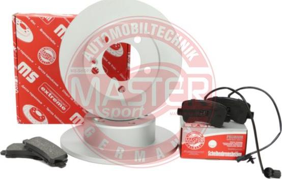 MASTER-SPORT 201201900 - Комплект гальм, дисковий гальмівний механізм autozip.com.ua
