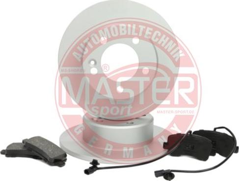 MASTER-SPORT 201201900 - Комплект гальм, дисковий гальмівний механізм autozip.com.ua
