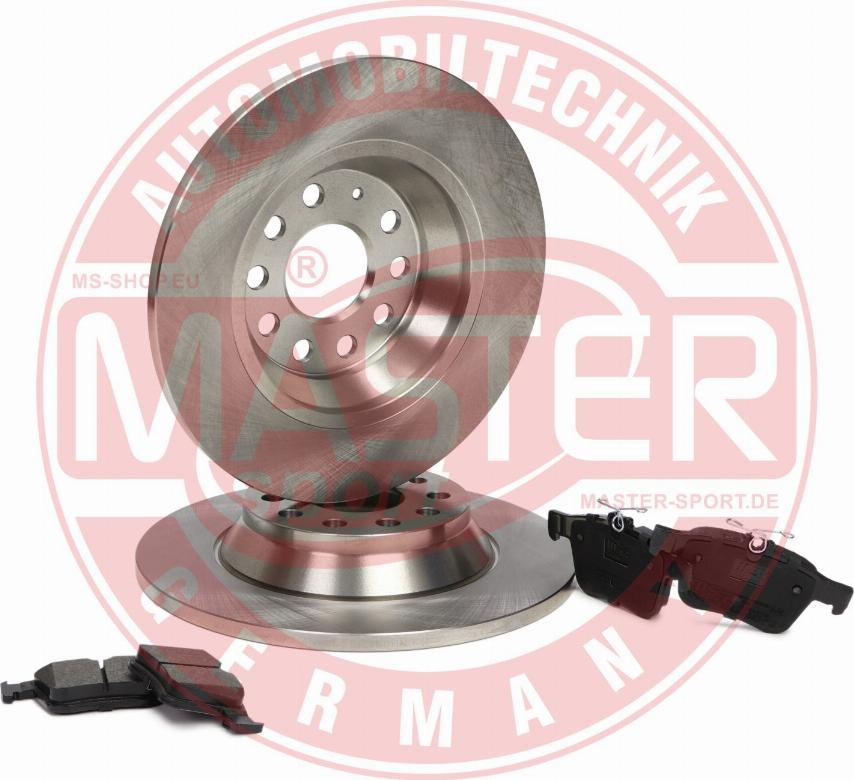 MASTER-SPORT 201202100 - Комплект гальм, дисковий гальмівний механізм autozip.com.ua