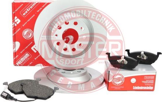 MASTER-SPORT 201202101 - Комплект гальм, дисковий гальмівний механізм autozip.com.ua
