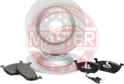 MASTER-SPORT 201202101 - Комплект гальм, дисковий гальмівний механізм autozip.com.ua