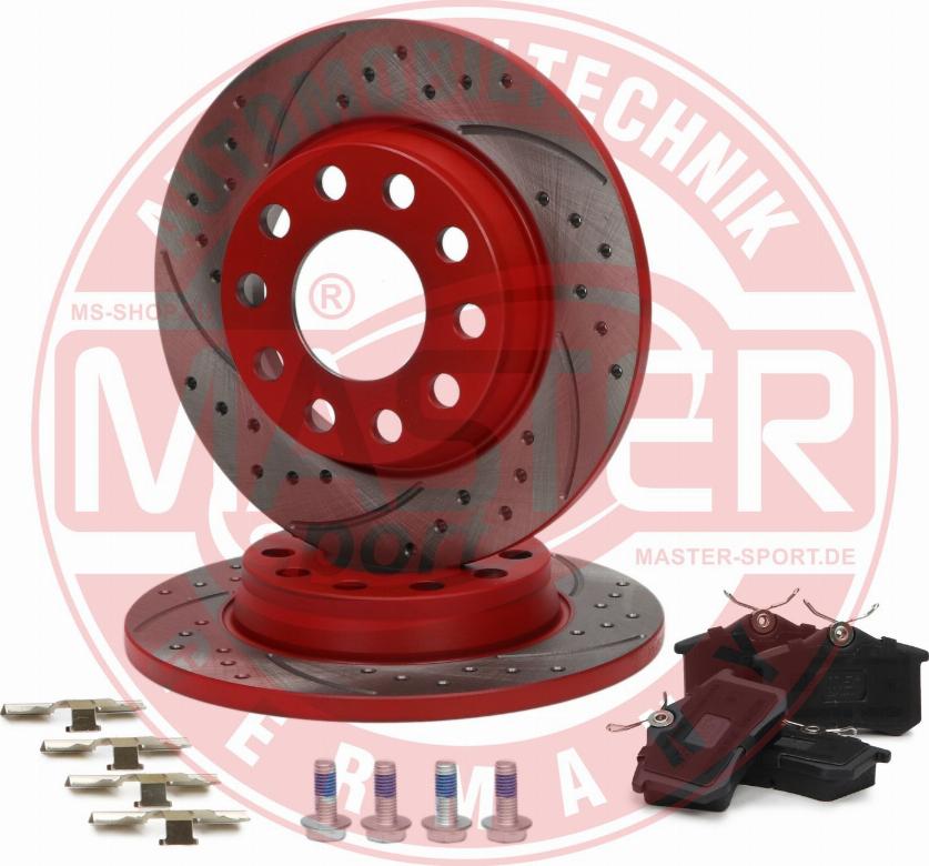 MASTER-SPORT 201221480 - Комплект гальм, дисковий гальмівний механізм autozip.com.ua
