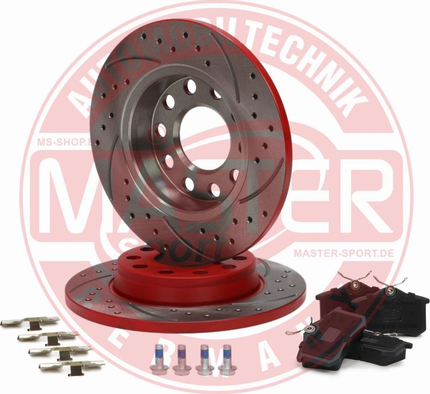 MASTER-SPORT 201221480 - Комплект гальм, дисковий гальмівний механізм autozip.com.ua