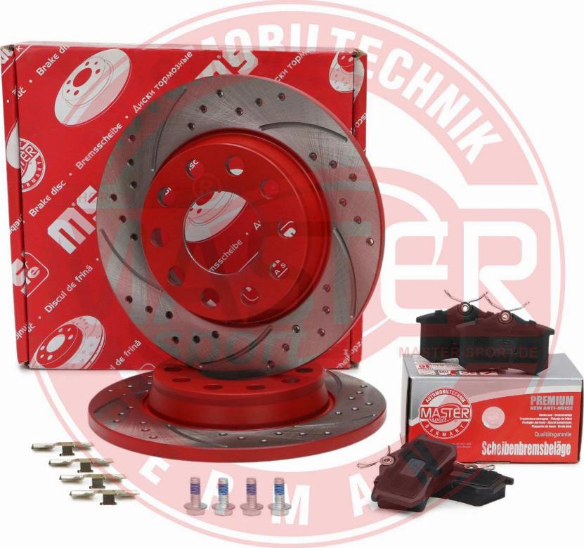 MASTER-SPORT 201221480 - Комплект гальм, дисковий гальмівний механізм autozip.com.ua