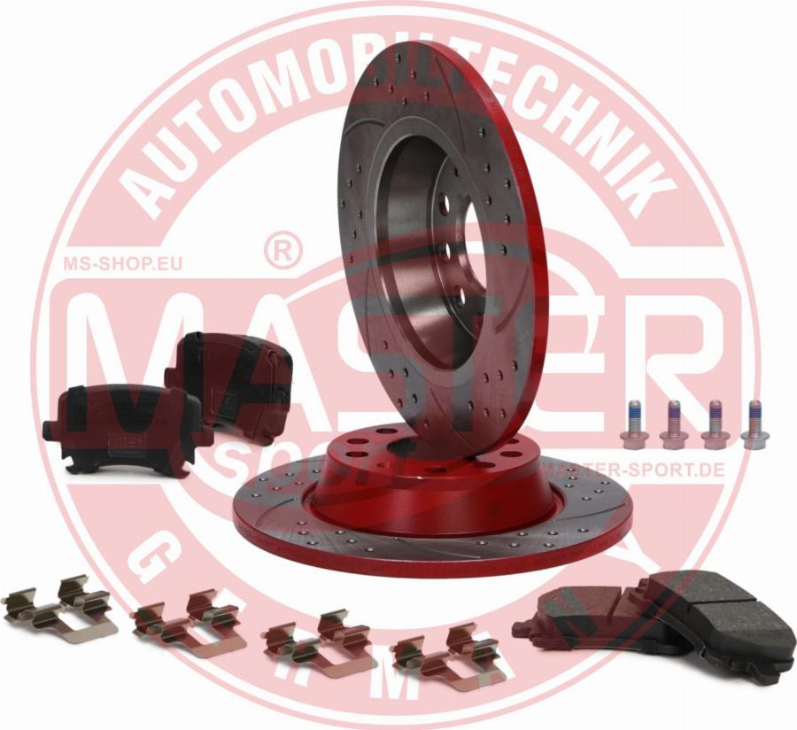 MASTER-SPORT 201221690 - Комплект гальм, дисковий гальмівний механізм autozip.com.ua