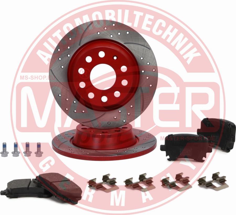 MASTER-SPORT 201221690 - Комплект гальм, дисковий гальмівний механізм autozip.com.ua
