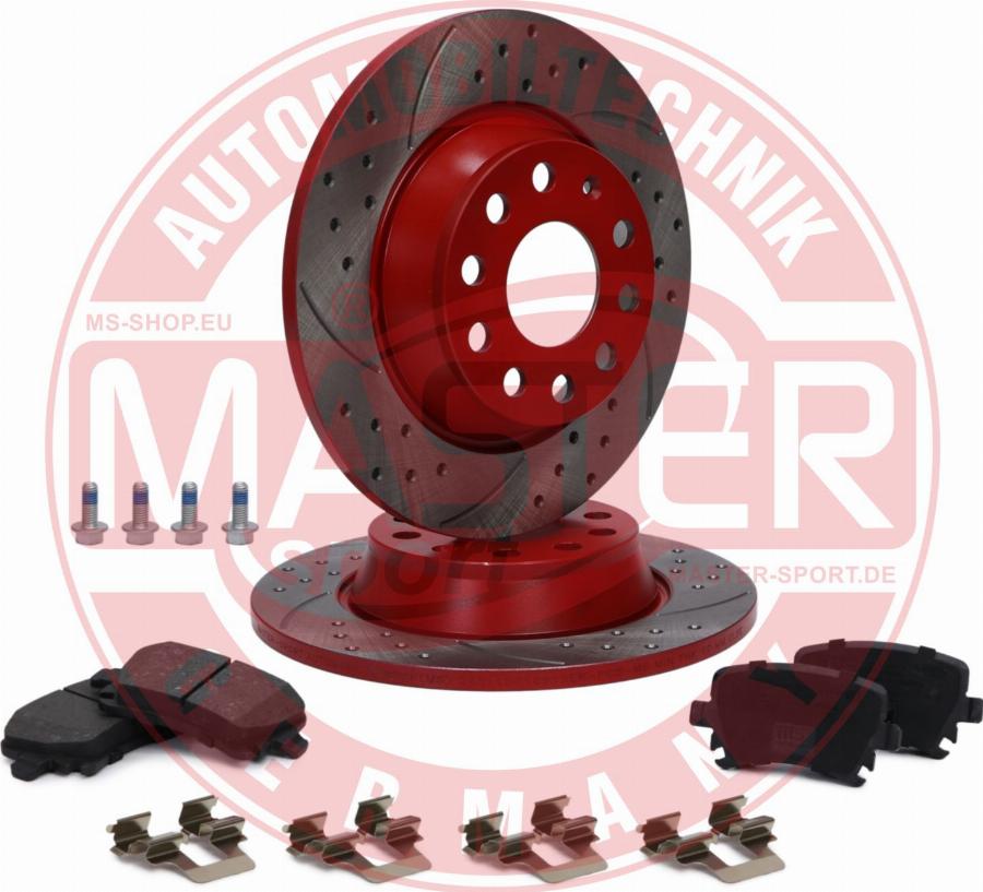 MASTER-SPORT 201221691 - Комплект гальм, дисковий гальмівний механізм autozip.com.ua