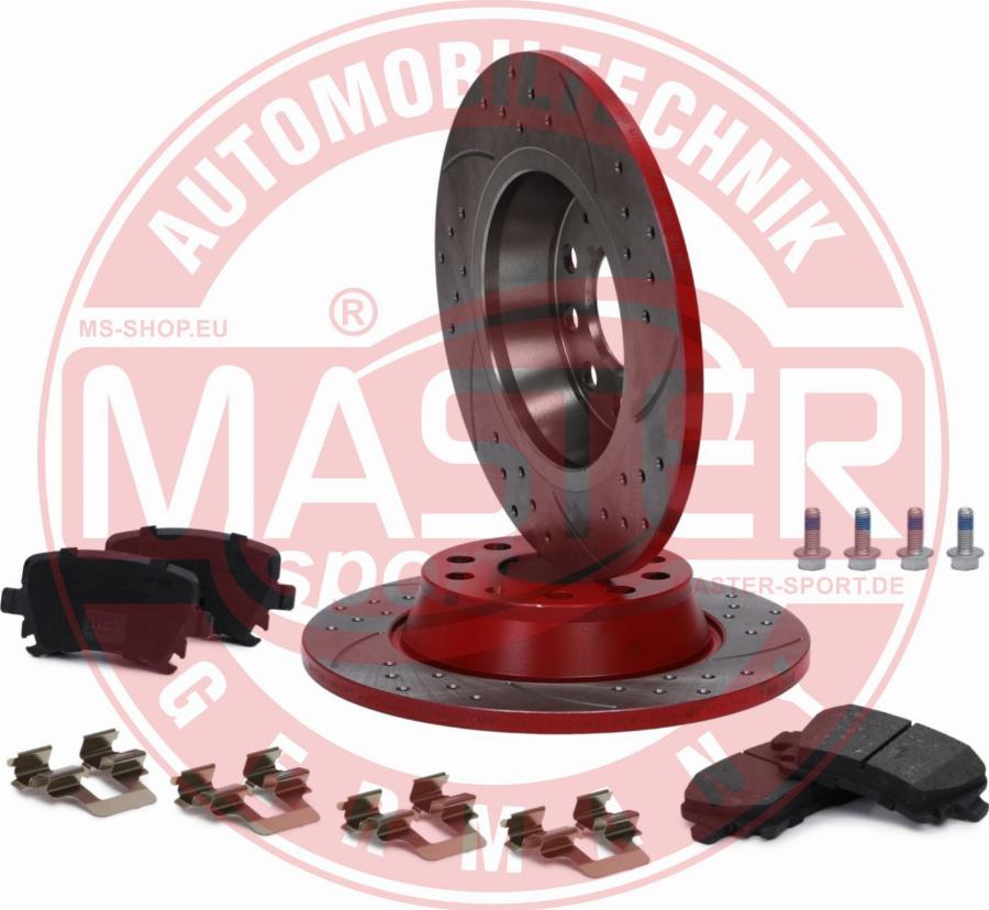MASTER-SPORT 201221691 - Комплект гальм, дисковий гальмівний механізм autozip.com.ua