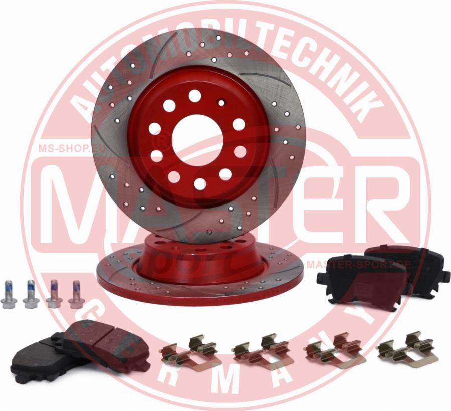 MASTER-SPORT 201221691 - Комплект гальм, дисковий гальмівний механізм autozip.com.ua