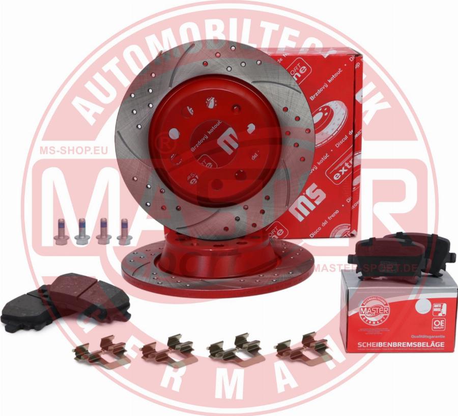 MASTER-SPORT 201221691 - Комплект гальм, дисковий гальмівний механізм autozip.com.ua