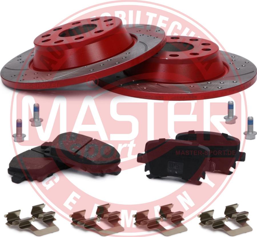MASTER-SPORT 201221691 - Комплект гальм, дисковий гальмівний механізм autozip.com.ua