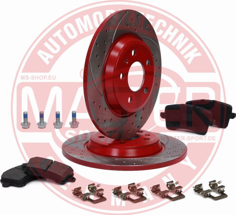 MASTER-SPORT 201221780 - Комплект гальм, дисковий гальмівний механізм autozip.com.ua