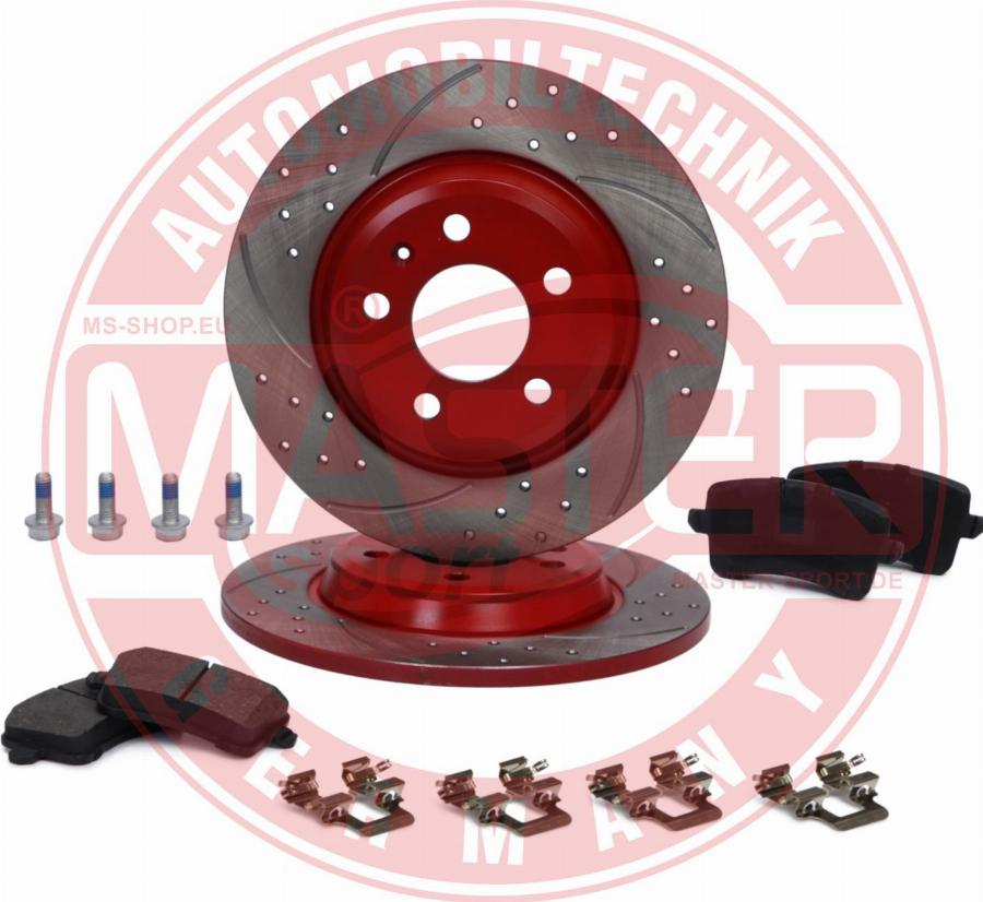 MASTER-SPORT 201221780 - Комплект гальм, дисковий гальмівний механізм autozip.com.ua