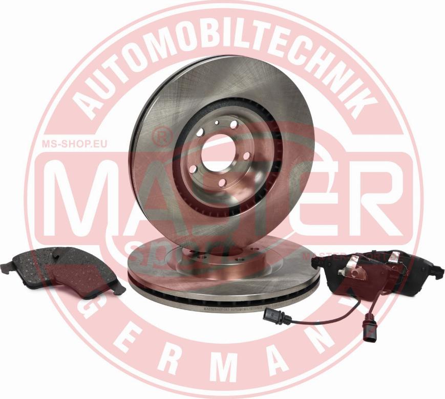 MASTER-SPORT 203001190 - Комплект гальм, дисковий гальмівний механізм autozip.com.ua