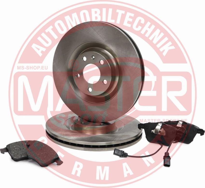 MASTER-SPORT 203001190 - Комплект гальм, дисковий гальмівний механізм autozip.com.ua