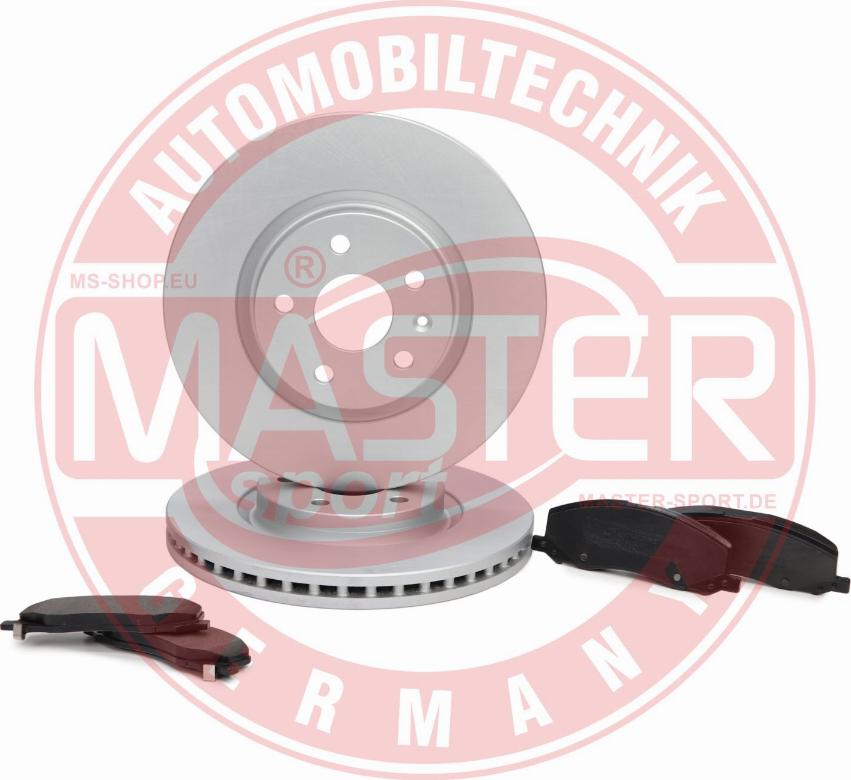 MASTER-SPORT 203002080 - Комплект гальм, дисковий гальмівний механізм autozip.com.ua