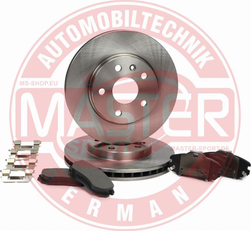 MASTER-SPORT 203002070 - Комплект гальм, дисковий гальмівний механізм autozip.com.ua