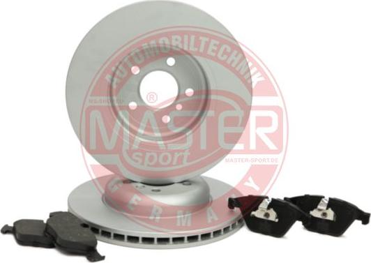 MASTER-SPORT 203002180 - Комплект гальм, дисковий гальмівний механізм autozip.com.ua