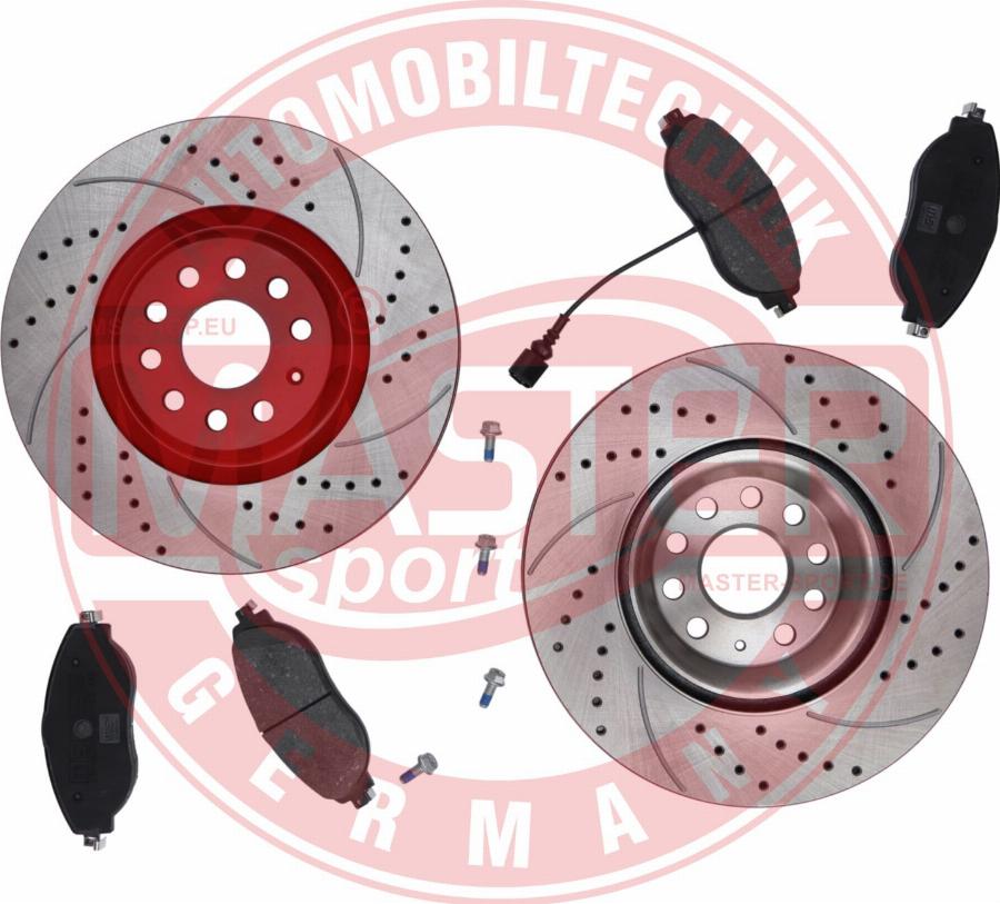 MASTER-SPORT 203022250 - Комплект гальм, дисковий гальмівний механізм autozip.com.ua