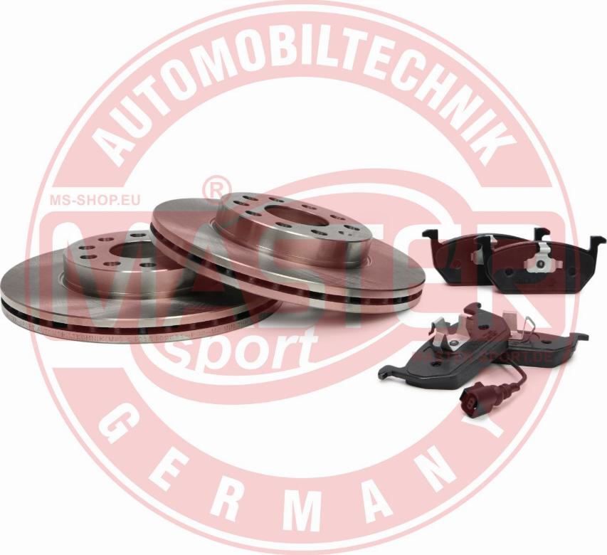 MASTER-SPORT 202402580 - Комплект гальм, дисковий гальмівний механізм autozip.com.ua