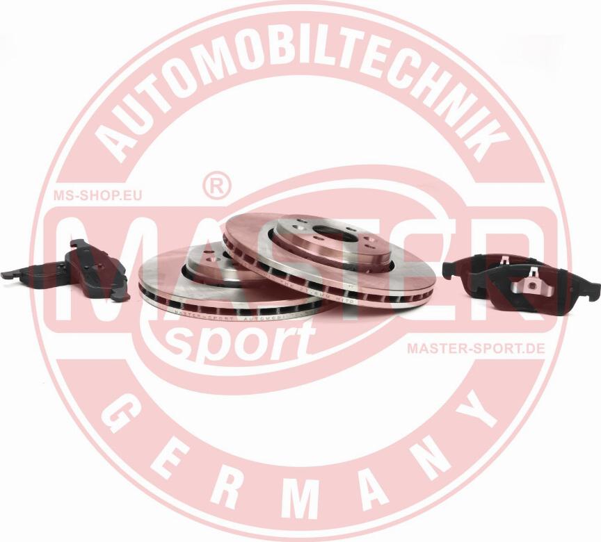 MASTER-SPORT 202402530 - Комплект гальм, дисковий гальмівний механізм autozip.com.ua